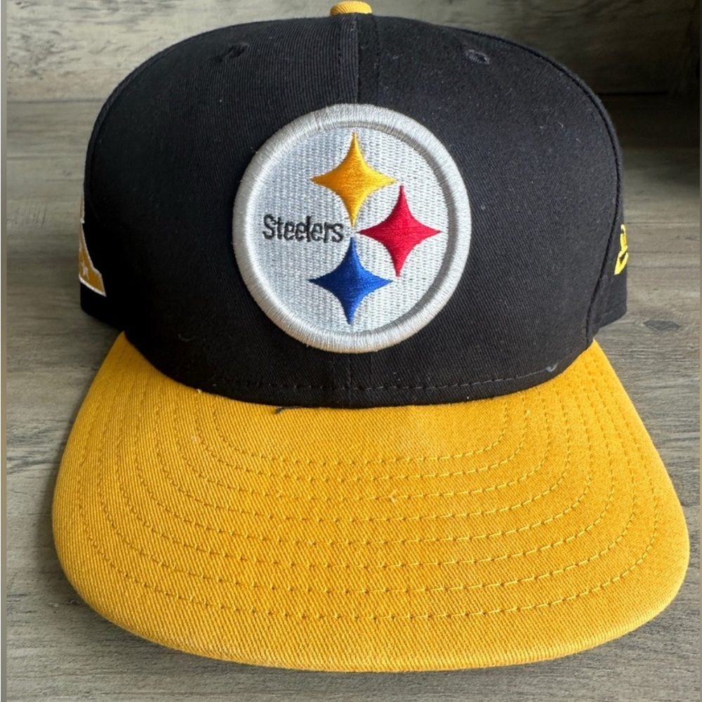 Pittsburgh Steelers New Era Snapback Cap Black Yellow Medium-Large